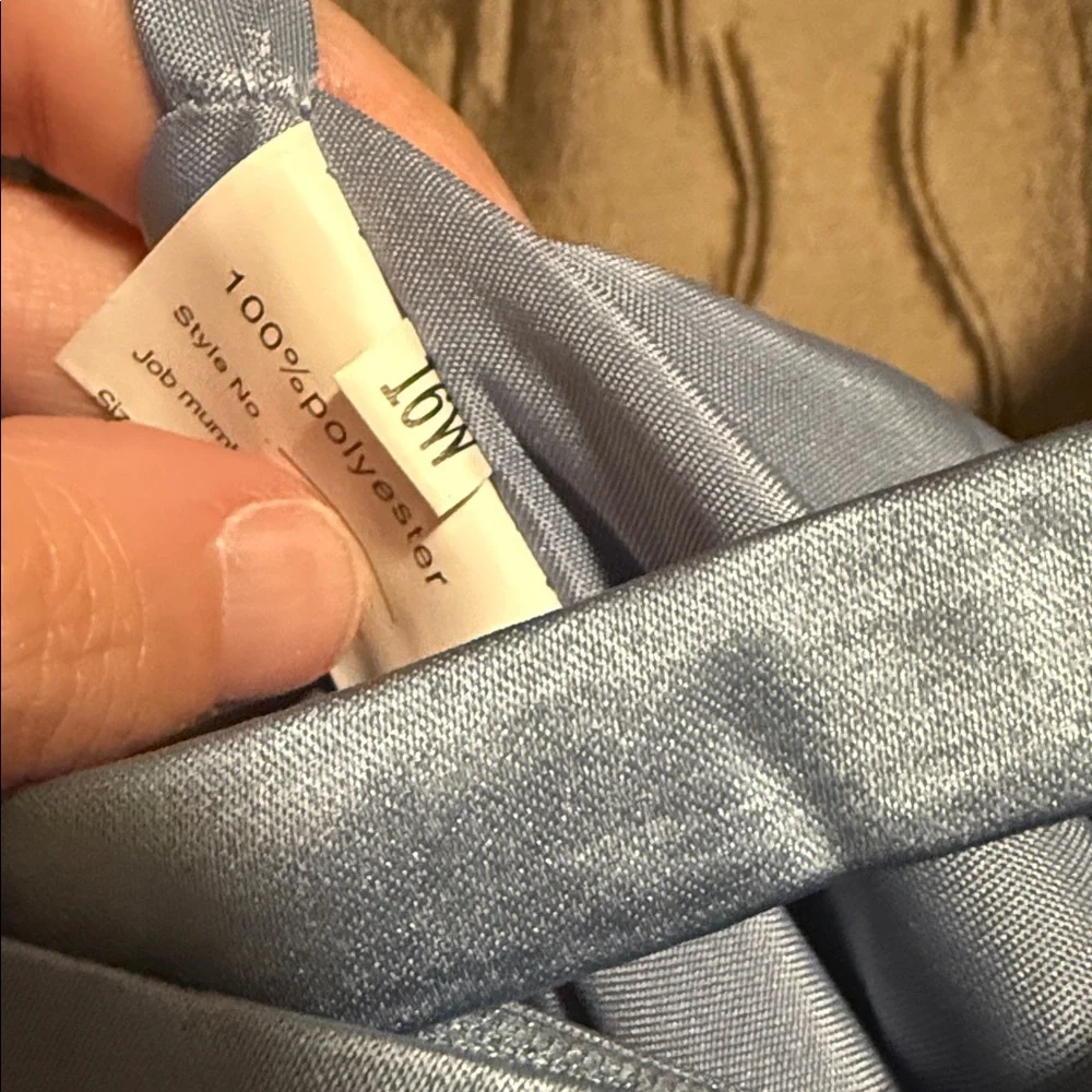 Elegant Blue Tulle and Appliqué Dress 16W NEW NO TAG